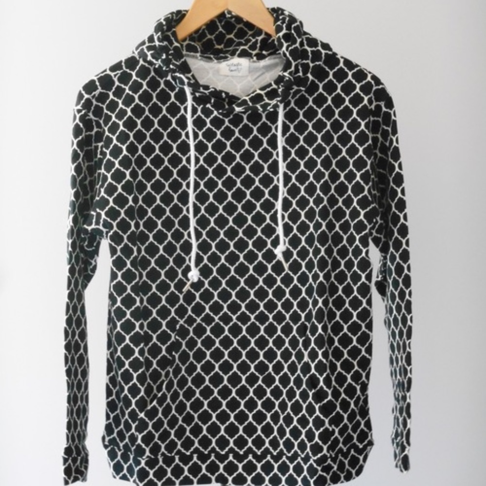Geometric Patterned Hoodie